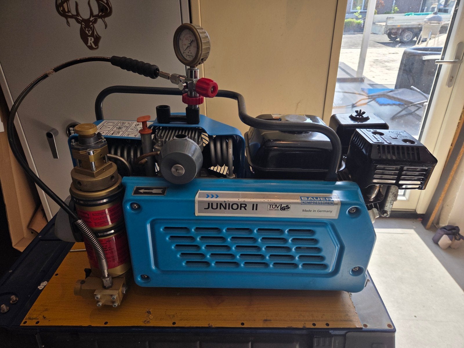 Bauer Junior II Duikcompressor 330 bar, Ophalen, Gebruikt