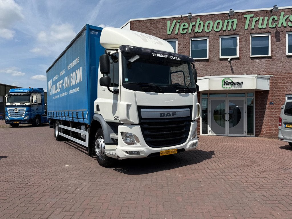 DAF CF 250 CF 250 FA Schiebeplane / Euro6 / 2 Tons Ladebordw, Automaat, Achterwielaandrijving, Euro 6, 340 pk
