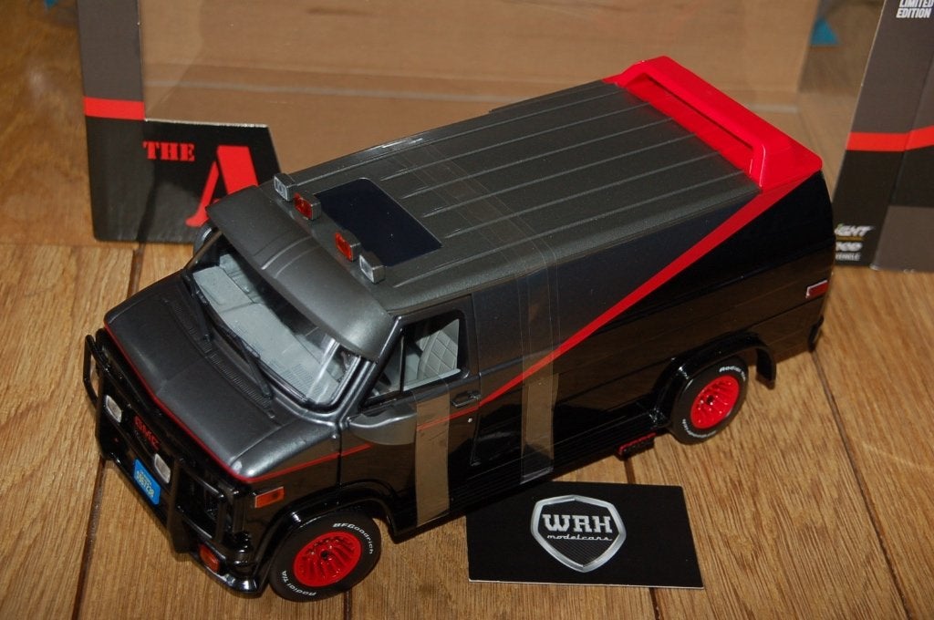 1:18 GMC VANDURA THE A TEAM Greenlight WRH, Verzenden, Zo goed als nieuw, Auto, Overige merken