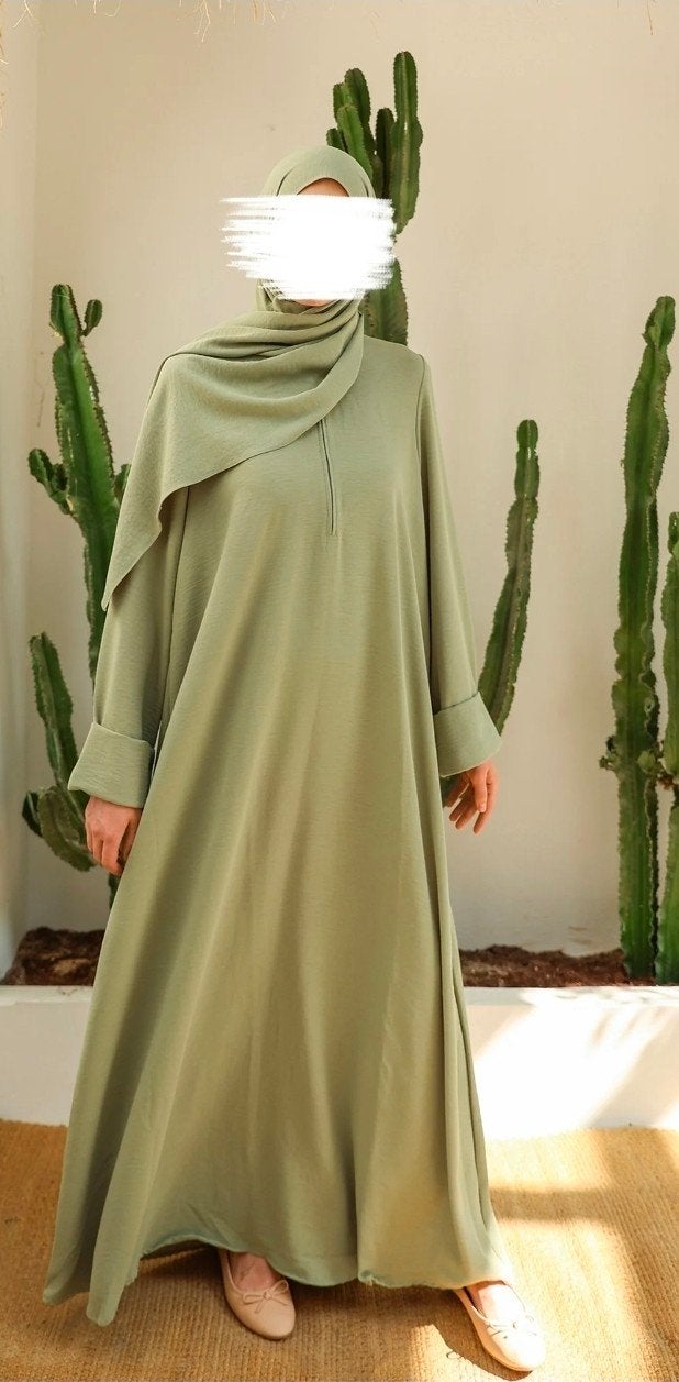 Prachtige Ummsarah Abaya - Nieuw - Maat L - Groen, Maat 42/44 (L), Nieuw, Ummsarah, Verzenden