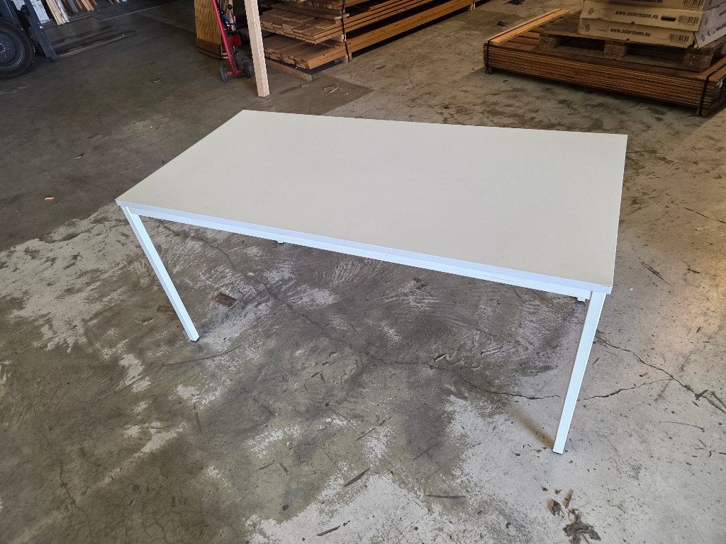 Gebruikte Bureautafel / Kantinetafel 160 x 80 cm, Huis en Inrichting, Bureaus, Ophalen, Gebruikt