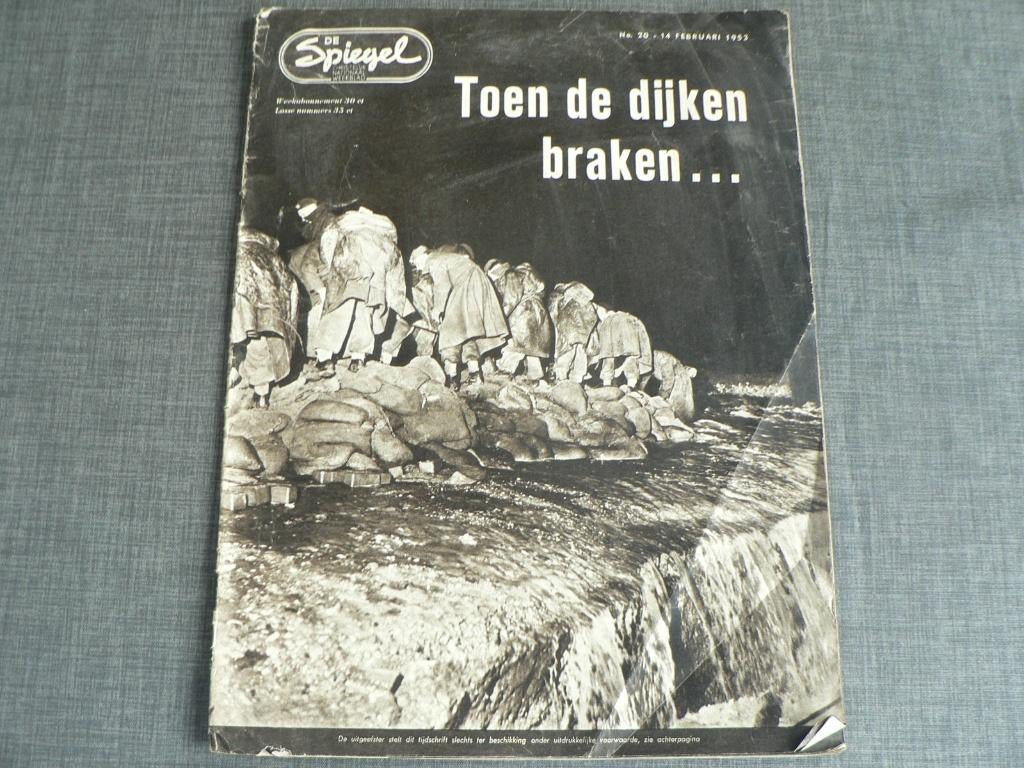 WATERSNOODRAMP 1953 DE SPIEGEL EN PANORAMA boot dijken, Ophalen of Verzenden, Gebruikt, Formule 1