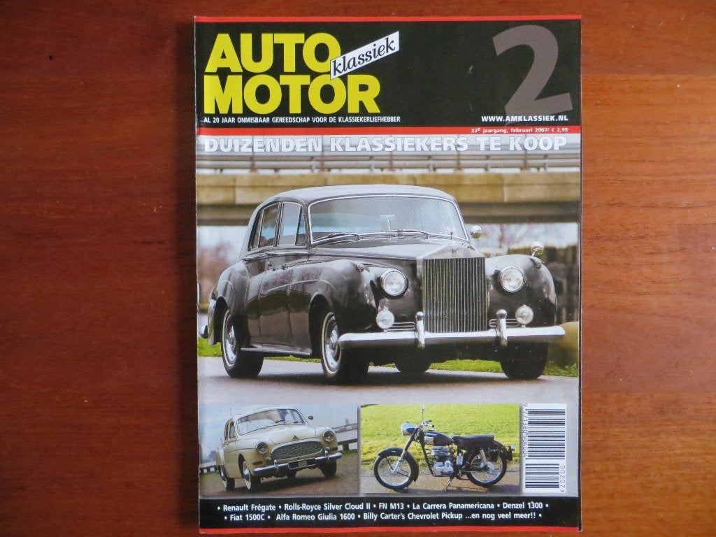 Auto Motor Klassiek 2 2007 Renault Frégare, RR Silver Cloud, Ophalen of Verzenden, Nieuw, Renault