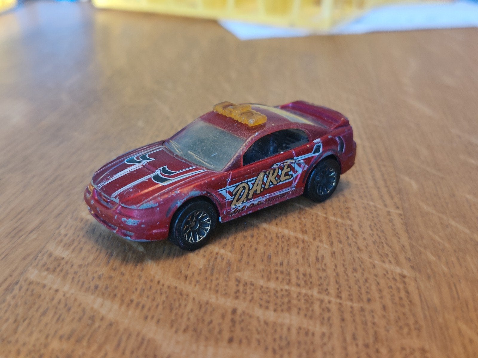 Matchbox Ford Mustang ROOD, Ophalen, Zo goed als nieuw, Auto
