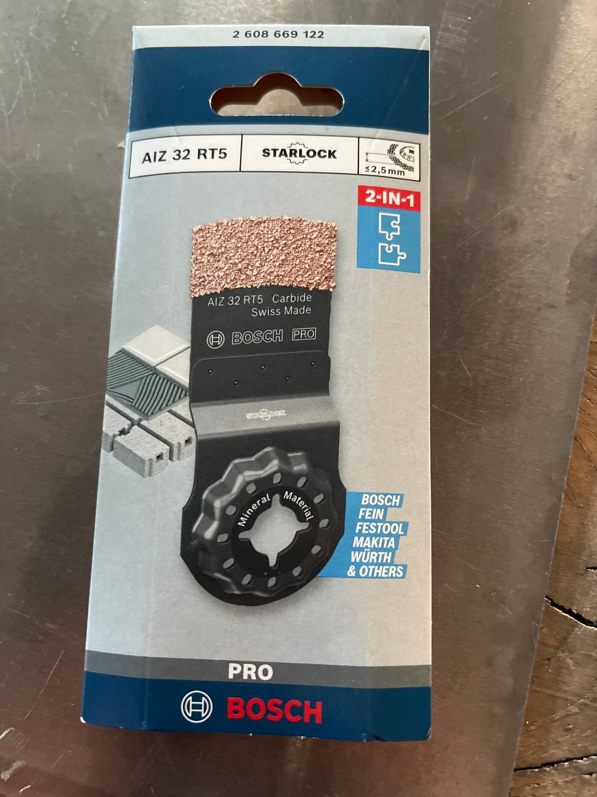 Bosch Starlock AIZ 32 RT5 Carbide 2-in-1 Multitool Zaagblad, Ophalen, Nieuw