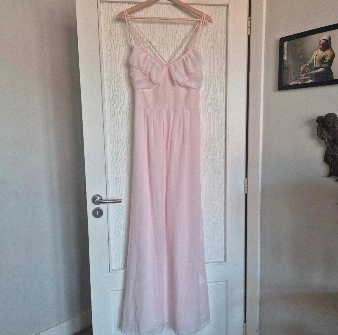 Bodyflirt Lichtroze Maxi Jurk - Maat 44 - Romantische Lang, Maat 42/44 (L), Ophalen of Verzenden, Zo goed als nieuw, Roze