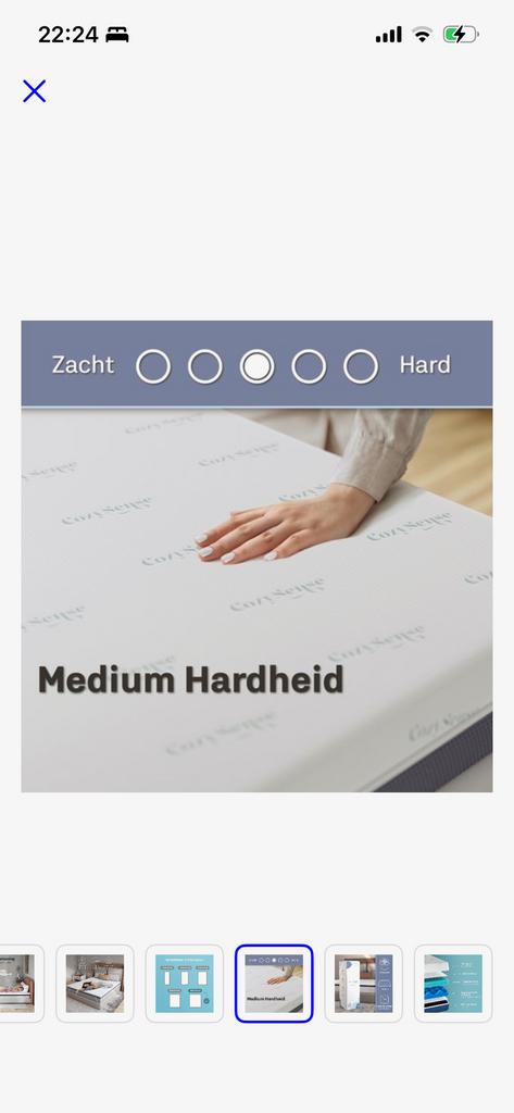 Cosysense topper dual feel 180x200cm, Huis en Inrichting, Slaapkamer | Matrassen en Bedbodems, Tweepersoons, Ophalen of Verzenden