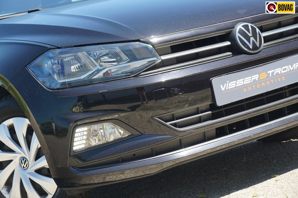 Volkswagen Polo 1.0 80PK Comfortline | Deep Black Metallic |, Auto's, Voorwielaandrijving, Stof, Zwart, Origineel Nederlands