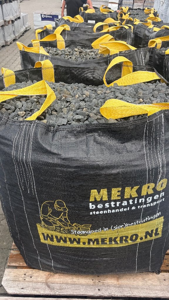 BigBag Basalt 22 - 45, Nieuw, Split, Basalt, Antraciet