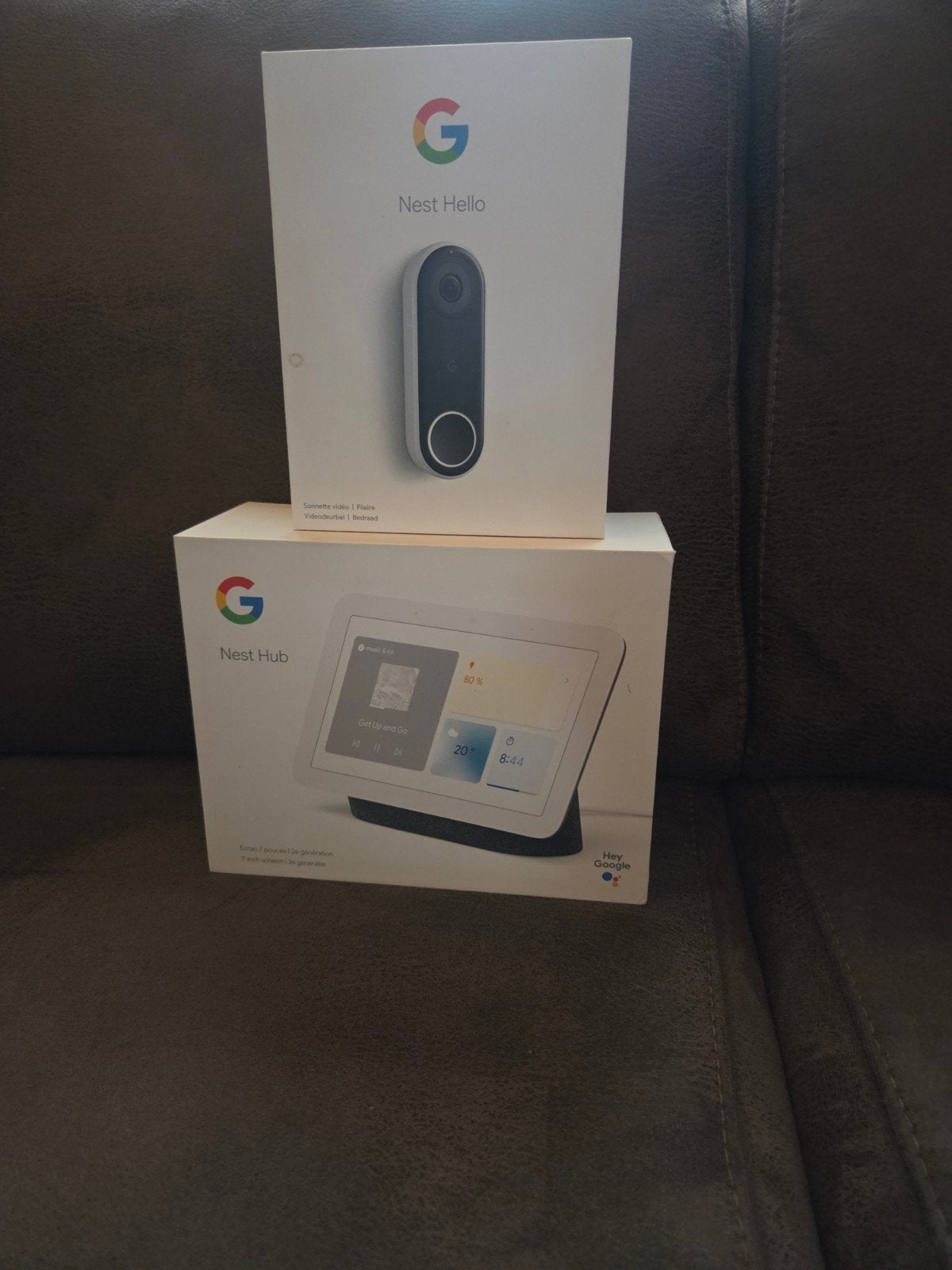 Google Nest Hello deurbel en Nest Hub, Ophalen of Verzenden, Zo goed als nieuw