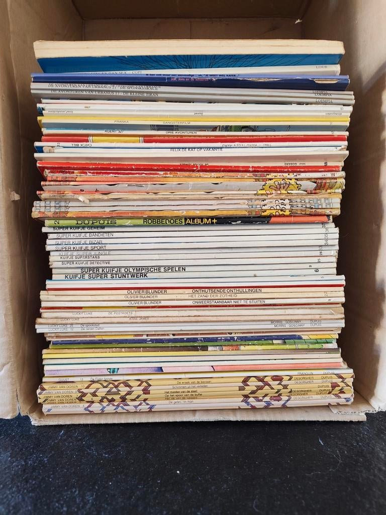 Stripboeken dubbele exemplaren, Boeken, Complete serie of reeks, Ophalen, Gelezen