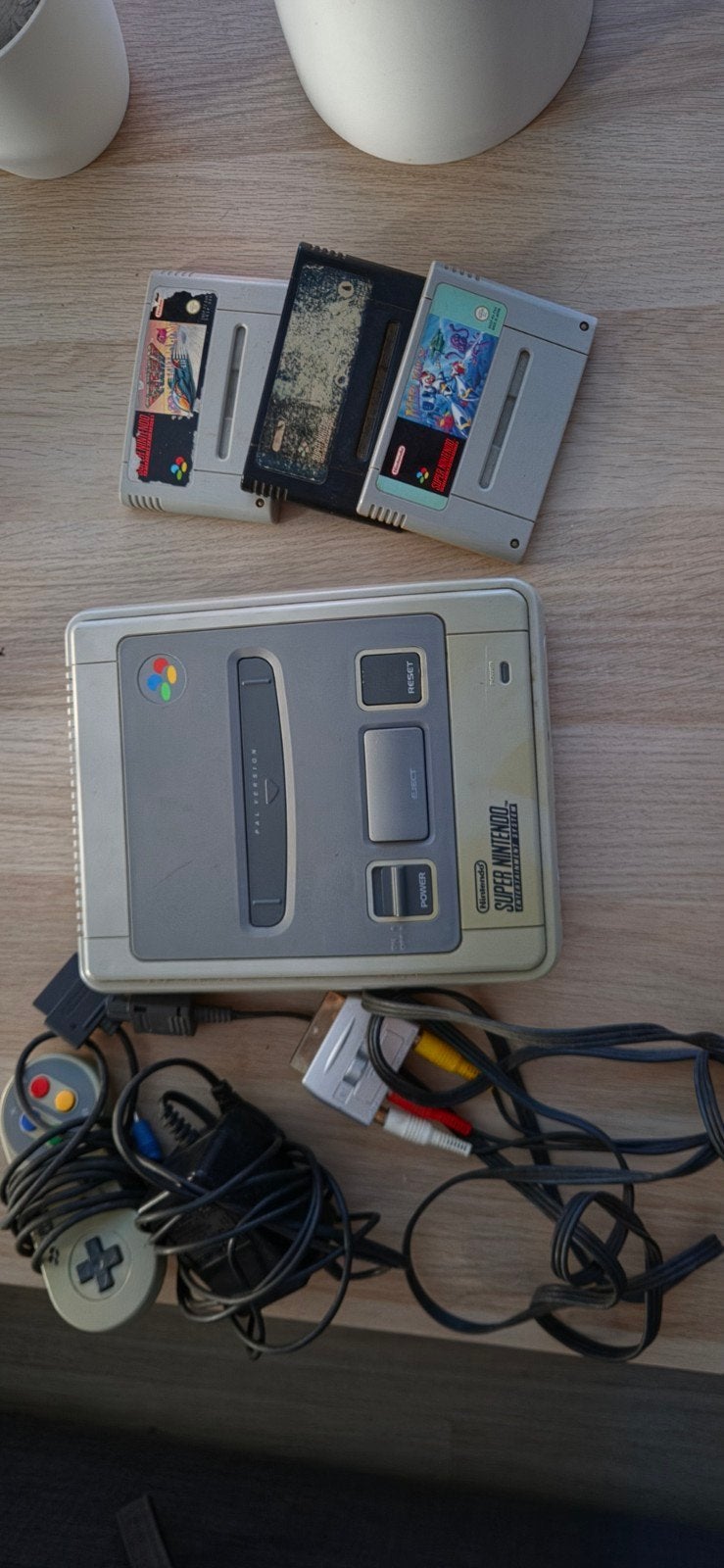 Super Nintendo Entertainment System (SNES) met games, 2 spelers, Ophalen of Verzenden, Zo goed als nieuw, Vanaf 3 jaar