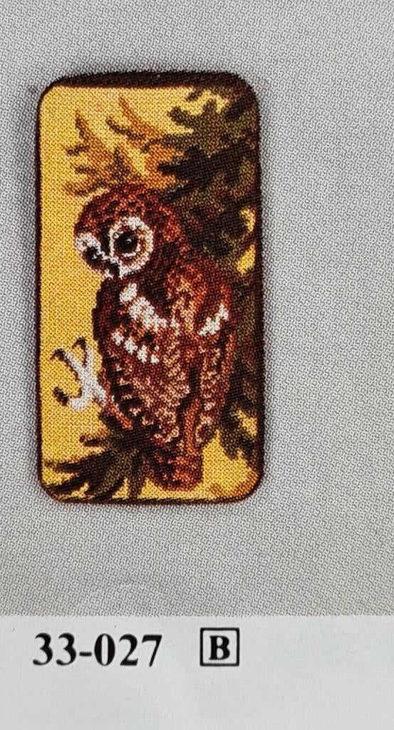 Eva Rosenstand briletui met een uil 33-027 compleet pakket, Ophalen, Nieuw, Handborduren, Borduurpakket