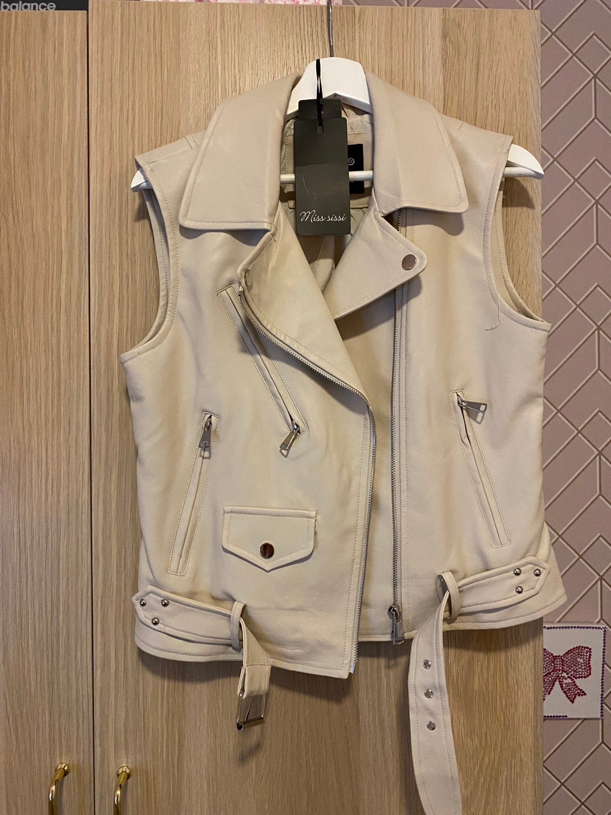 Gilet zonder mouwen, Kleding | Dames, Ophalen, Nieuw, Maat 36 (S), Beige