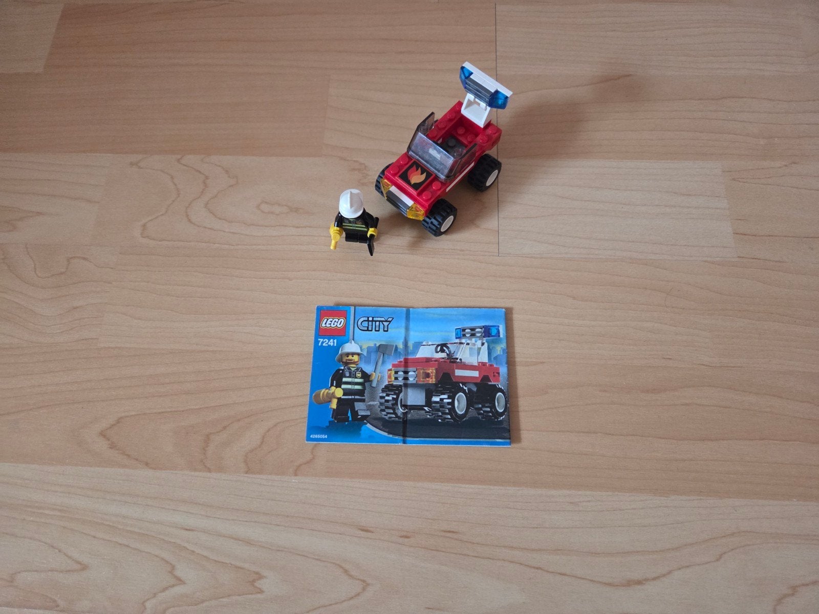 Lego City 7241 Brandweerauto, Lego, Ophalen of Verzenden, Complete set, Inclusief instructies