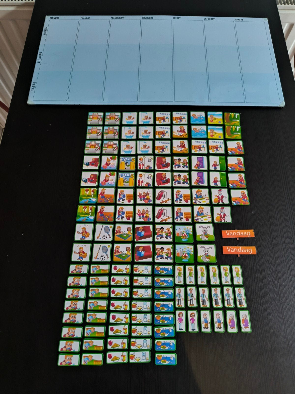 Planbord kind met magneten, Ophalen of Verzenden, Gebruikt, Ontdekken