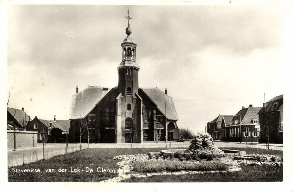 Stavenisse, van der Lek - De Clercqplein - gelopen, Ophalen of Verzenden, 1960 tot 1980, Gelopen, Zeeland