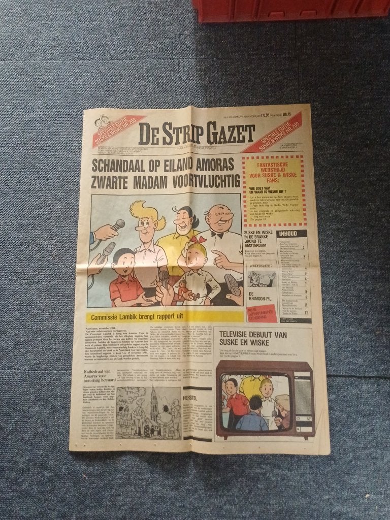 Strip Gazette Suske en Wiske, Gelezen, Eén stripboek, Ophalen of Verzenden, M.De Peuter en J.Dubois
