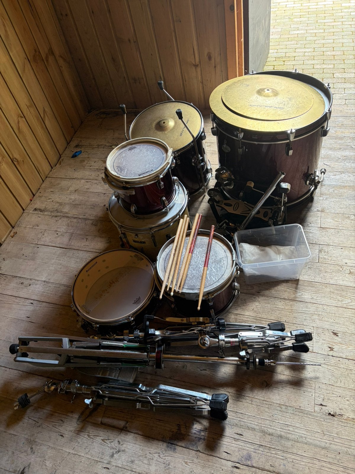drumstel, Muziek en Instrumenten, Drumstellen en Slagwerk, Ophalen, Zo goed als nieuw, Overige merken