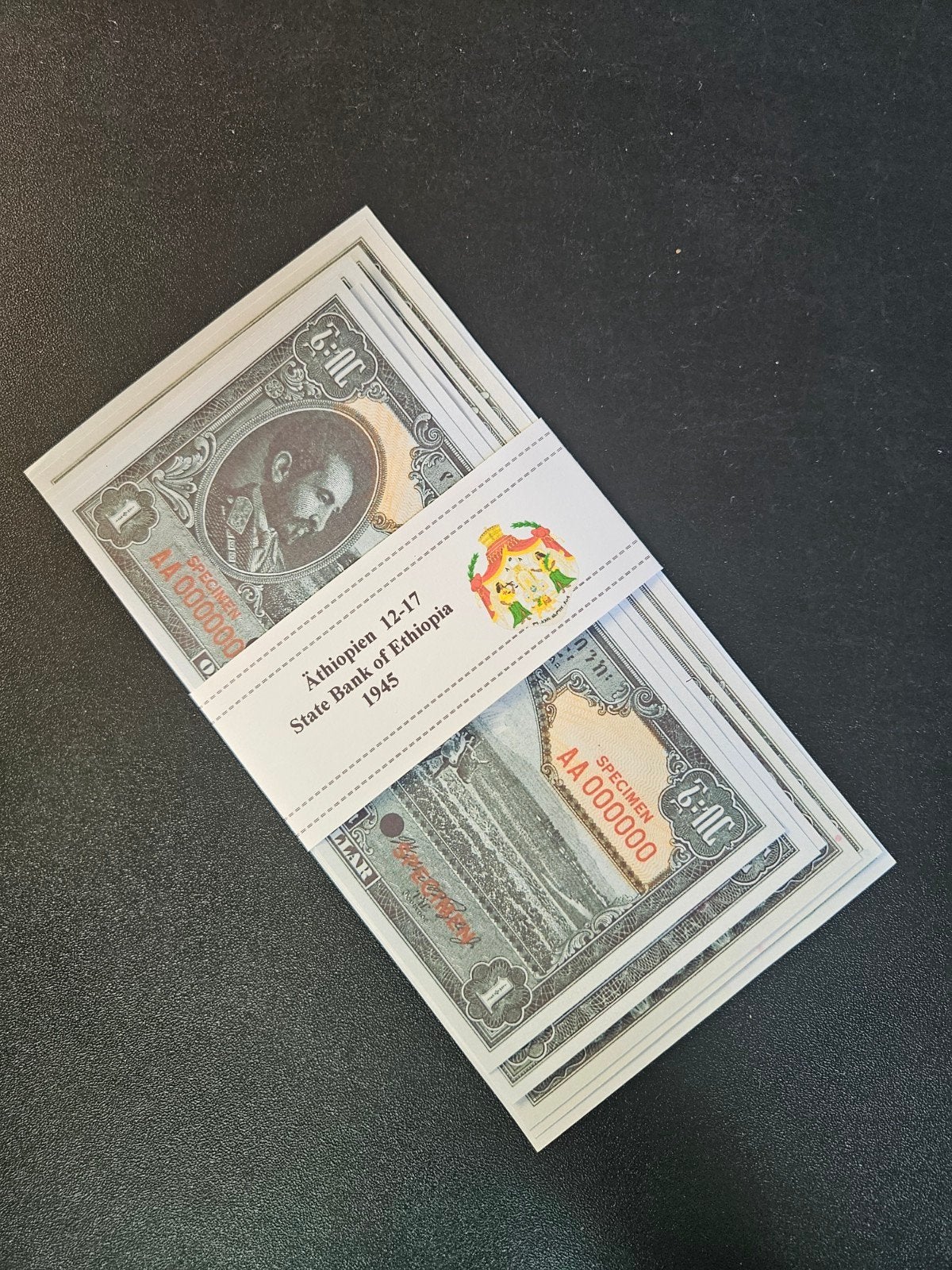 Ethiopië pick 12-17 1945 KOPIE SET, Postzegels en Munten, Verzenden, Overige landen, Setje