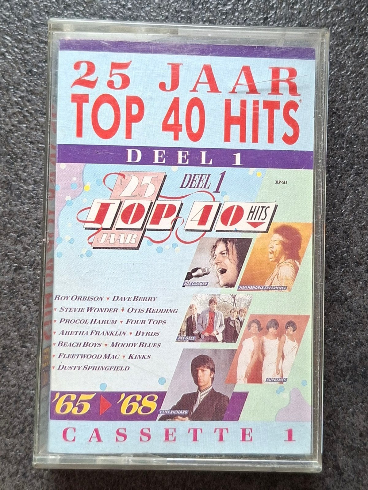 Cassettebandje 25 jaar top 40 hits 1965 en 1966, Ophalen of Verzenden, Gebruikt, Pop, 1 bandje