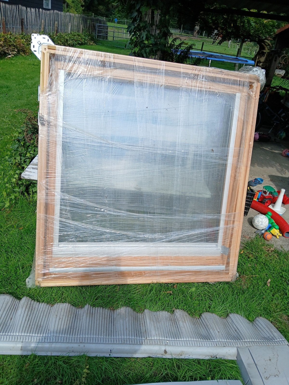 Velux Dakraam 114x118cm, Ophalen, Gebruikt, 80 tot 120 cm, 80 tot 120 cm