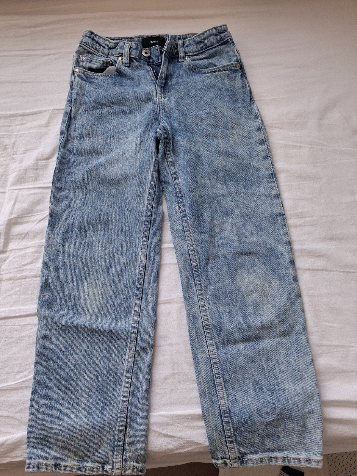 Shoeby Baggy Jeans Maat 134 - Zo goed als nieuw, Broek, Ophalen of Verzenden, Zo goed als nieuw, Shoeby