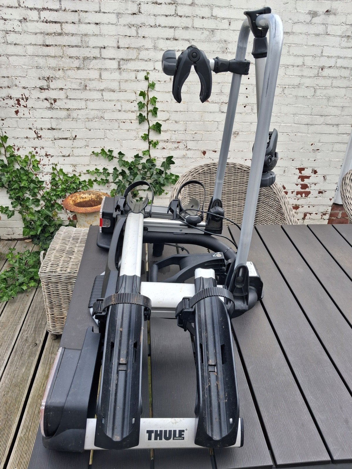 Thule fietsendrager voor 2 fietsen, Ophalen, Gebruikt, 2 fietsen, Trekhaakdrager