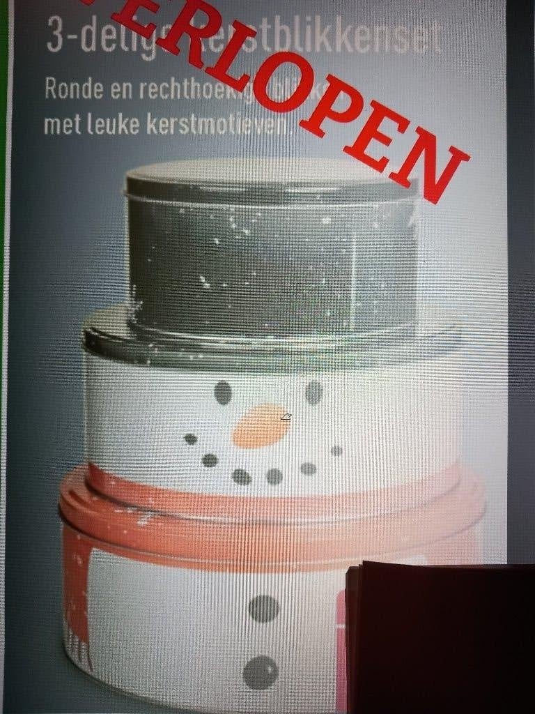 Set koektrommels sneeuwpop., Ophalen of Verzenden, Nieuw
