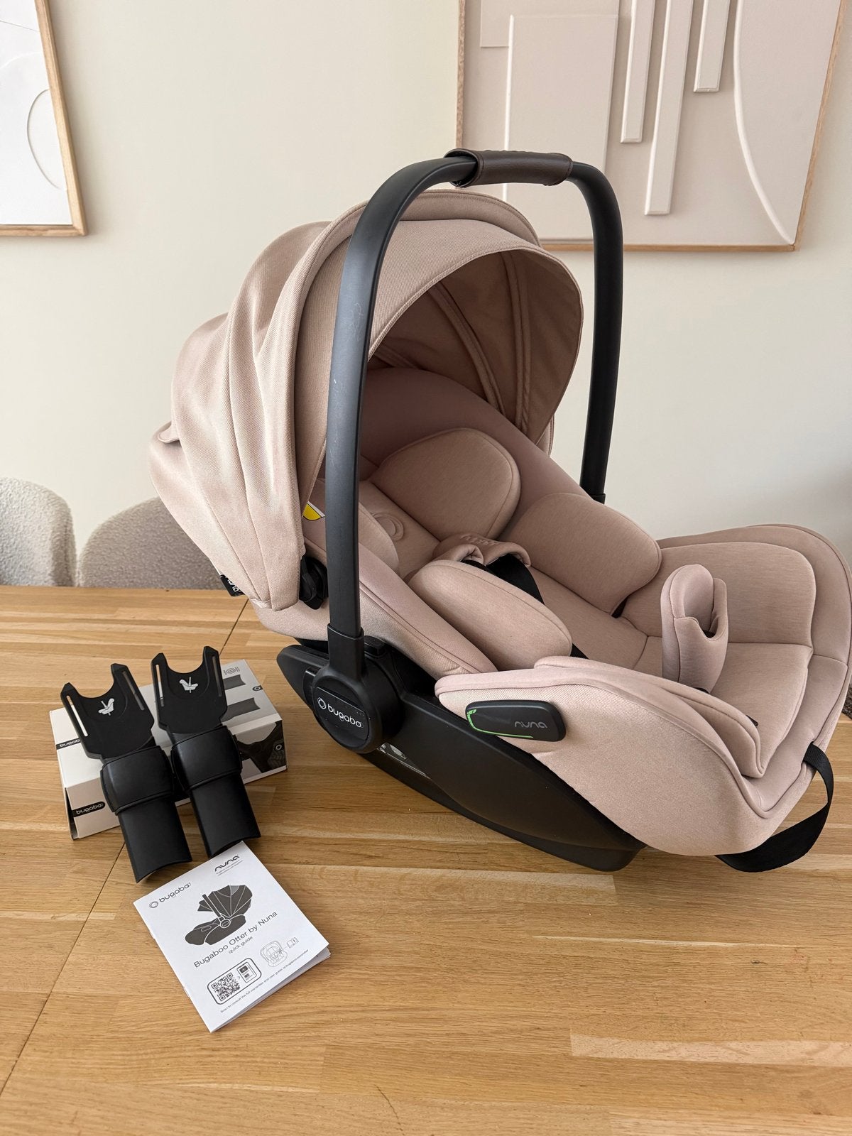 Bugaboo Turtle Air by Nuna autostoel - Zo goed als nieuw, Autogordel of Isofix, Zijbescherming, Zo goed als nieuw, 0 t/m 13 kg