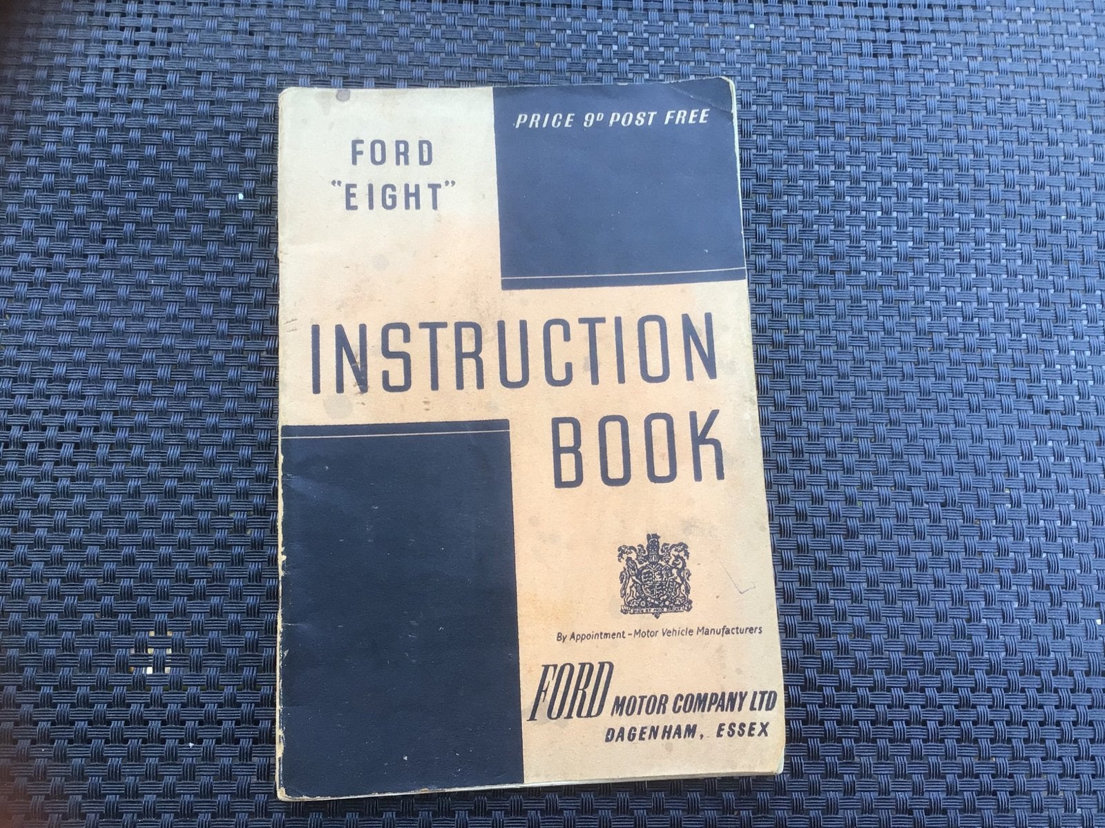 Ford "Eight" Instructieboek - Origineel uit 1943, Ophalen of Verzenden