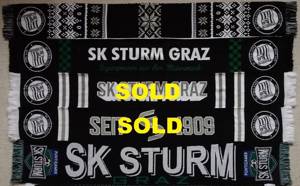 sjaal Sturm Graz, Ophalen of Verzenden, Nieuw, Buitenlandse clubs, Vaantje of Sjaal