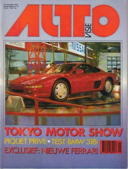 Autovisie 24 1987 : TVR 420 SE AC - 390 SE - BMW 318i - Fiat, Ophalen of Verzenden, Gelezen, Algemeen