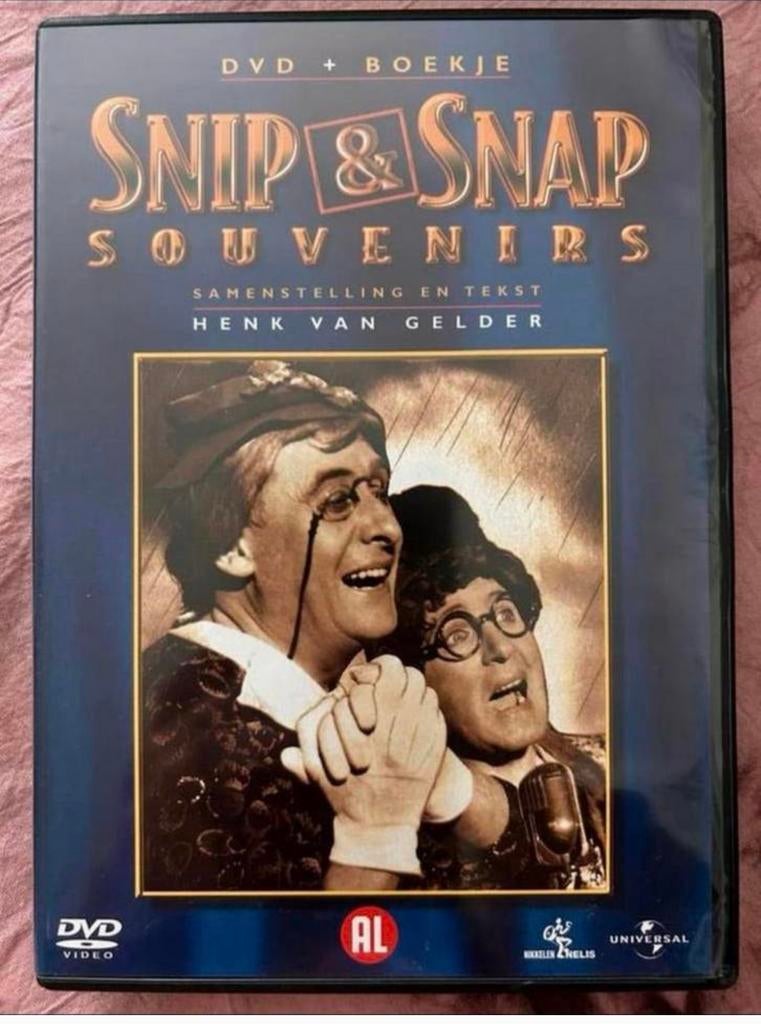 Snip & Snap Souvenirs Dvd + Boekje, Alle leeftijden, Ophalen of Verzenden, Gebruikt, Stand-up of Theatershow