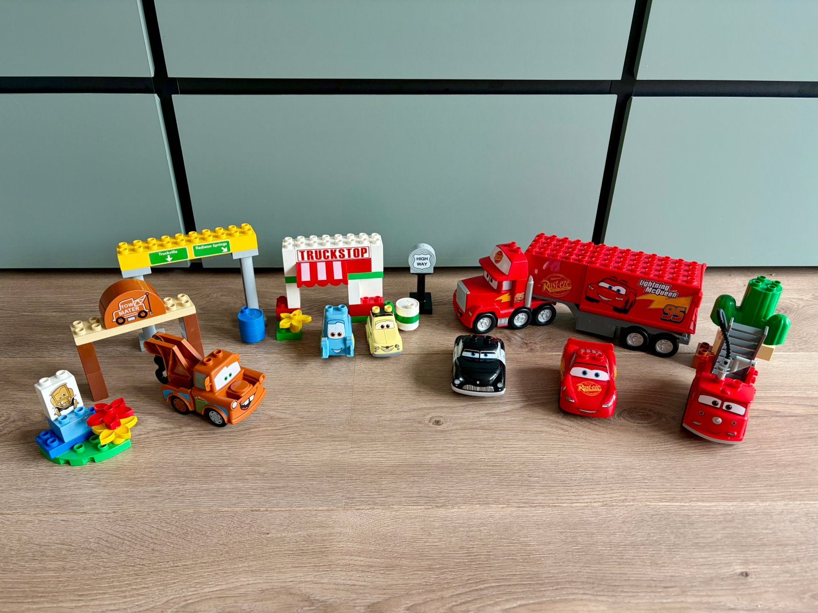 Grote set Cars Duplo, Ophalen of Verzenden, Gebruikt, Duplo