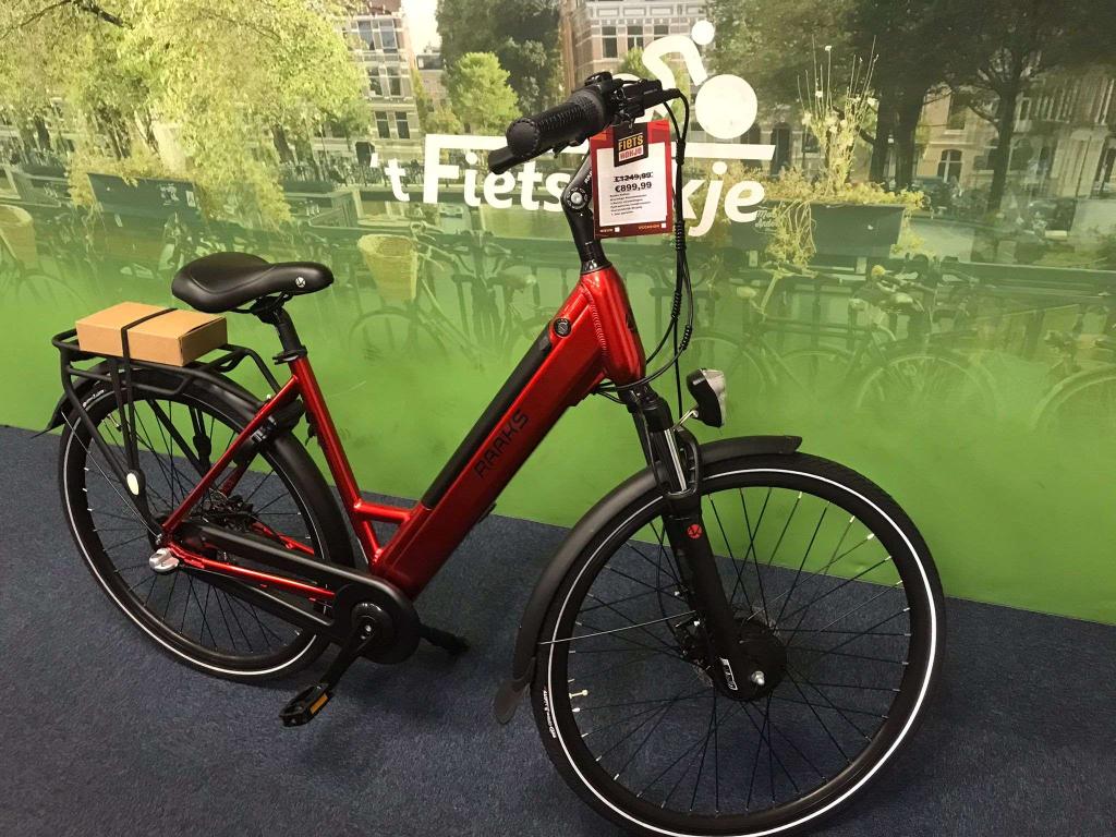 Fietshokje Raaks: Raaks Belton Rode elektrische damesfiets, Niet ingevuld, Ophalen of Verzenden, 50 tot 53 cm, Niet ingevuld
