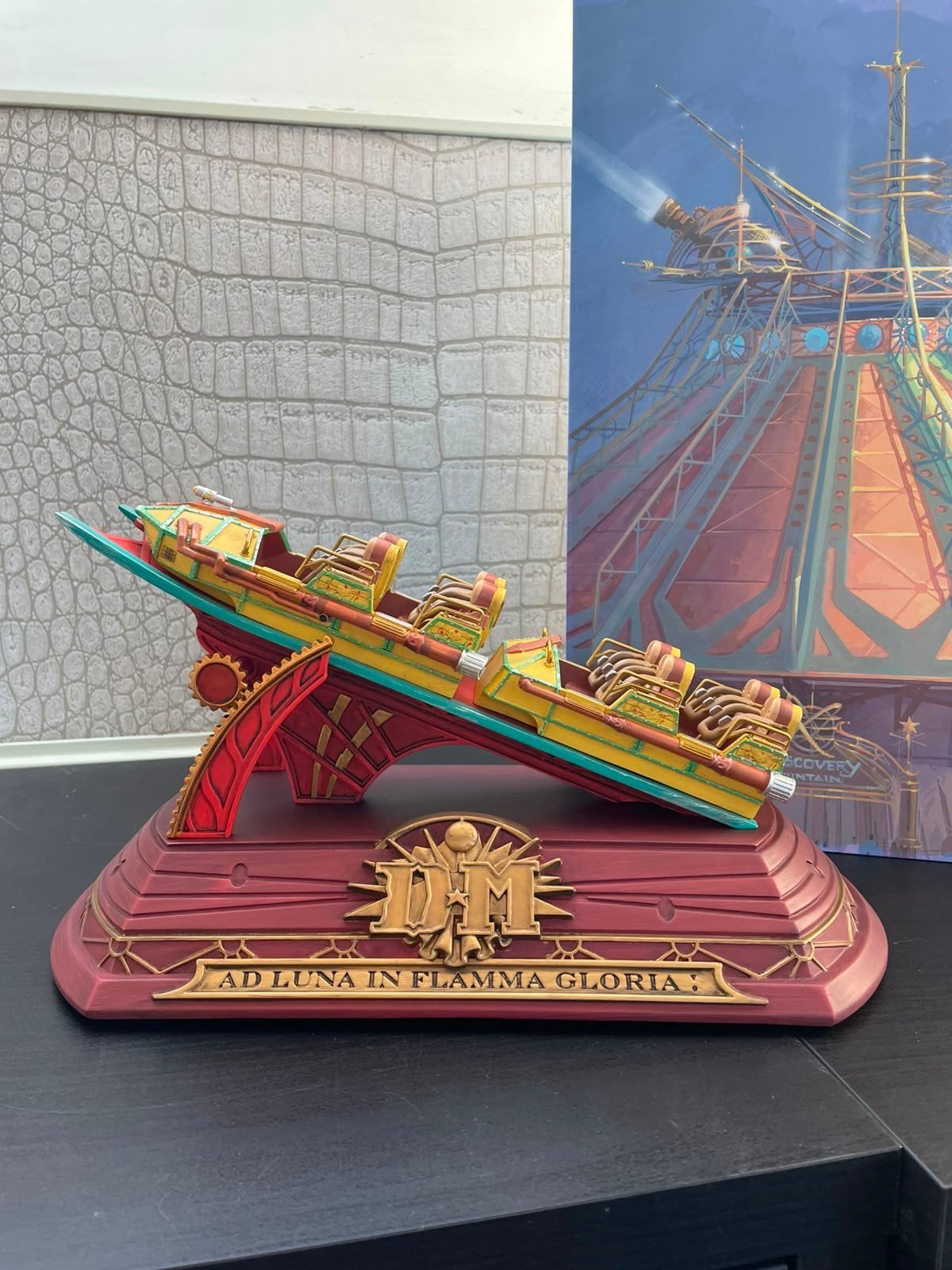 Space Mountain Disneyland Parijs model, Verzamelen, Ophalen of Verzenden, Overige figuren, Nieuw, Beeldje of Figuurtje