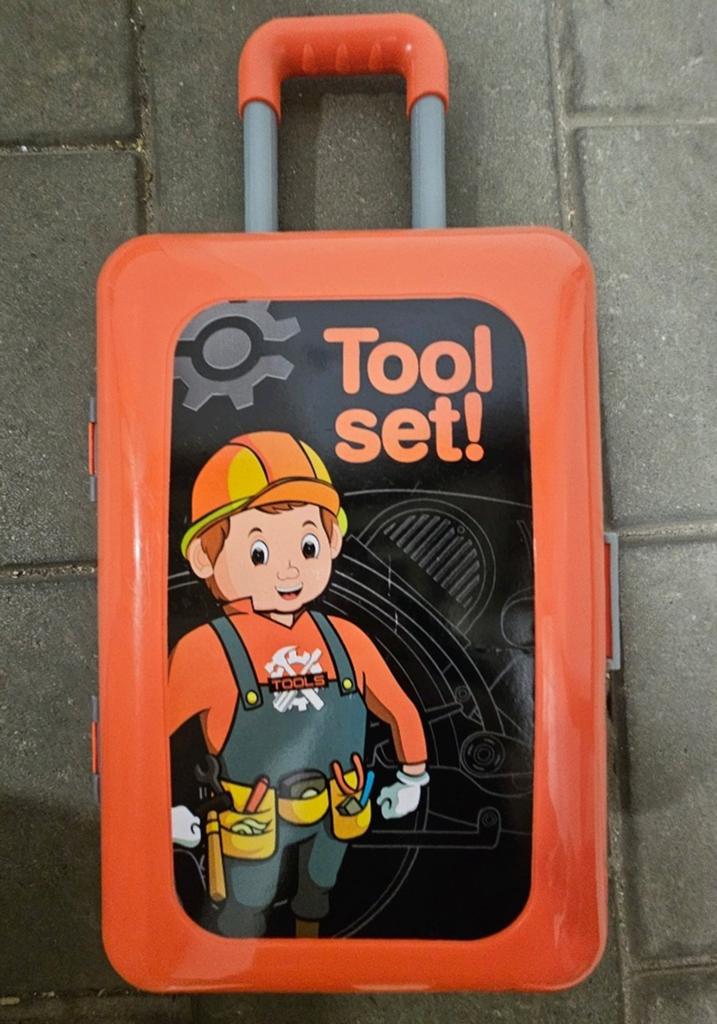 Lil Builder Koffer 4-in-1 Werkbank Speelset, Ophalen, Gebruikt, Bouwen