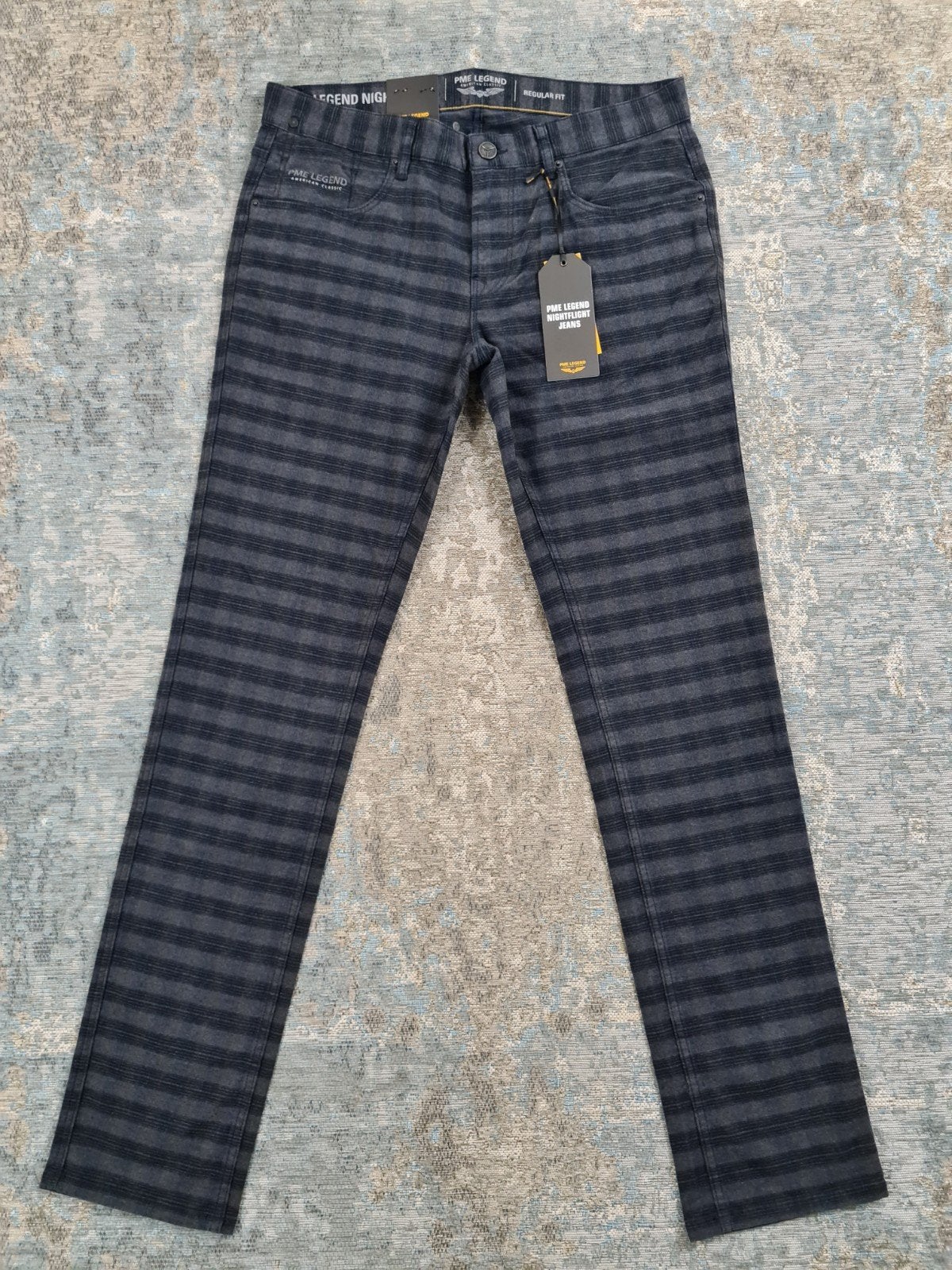 PME Nightflight 3 W33 L34 NIEUW Slim STRETCH Bronno3334 Ruit, Maat 52/54 (L), New Yorkstraat 50, 1175 RD Lijnden, Just Brands B.V.