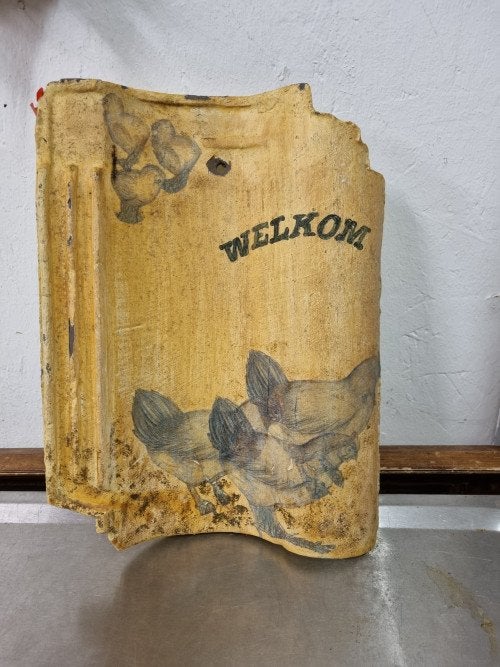 decoratie dakpan kippen en vogels, Ophalen of Verzenden, 'T Olde Gre-j, Info@toldegrej.nl, Endepoelstraat 20f Didam