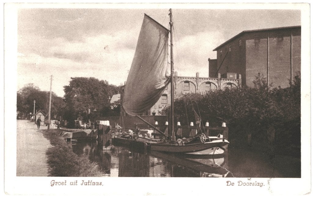 967767	Jutfaas	Jutphaas	Utr de Doorslag, Verzamelen, Ansichtkaarten | Nederland, Ongelopen, Utrecht, Voor 1920, Ophalen of Verzenden