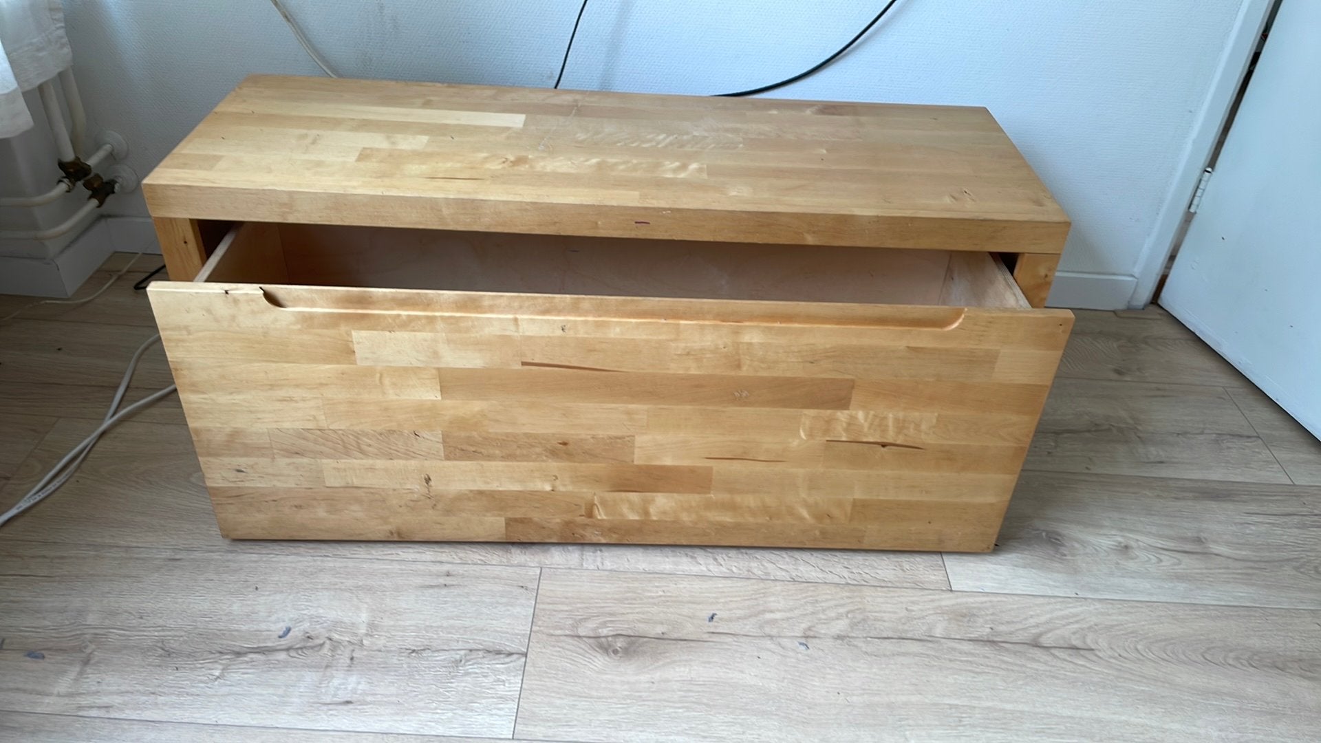 Opbergkist, Huis en Inrichting, Woonaccessoires | Kisten, Ophalen, Minder dan 50 cm, Zo goed als nieuw, 100 tot 125 cm