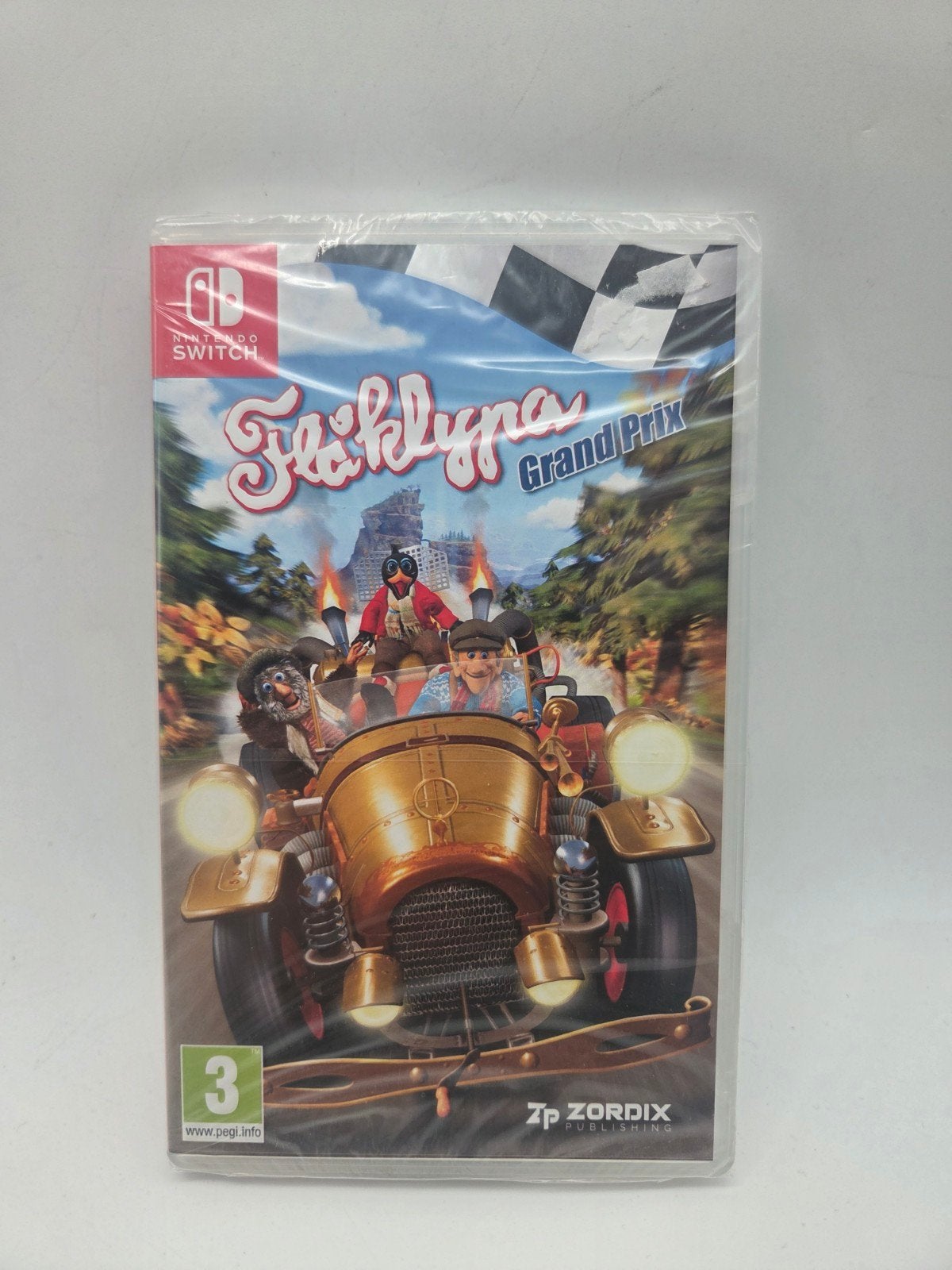 Flåklypa Grand Prix Nintendo Switch (Geseald), Zordix AB, Box 2779, 900 04 Umeå, Zweden, Ophalen of Verzenden, Zordix Publishing