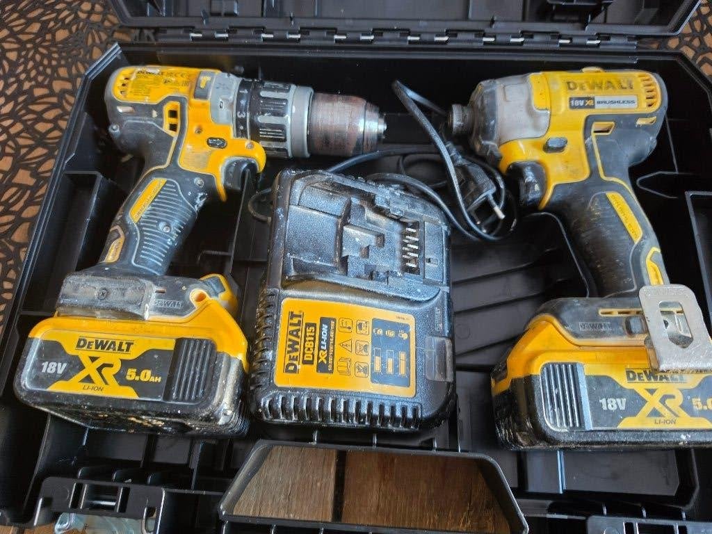Dewalt klopschroefboor set, Ophalen, Gebruikt, Boor- en Schroefmachine, Variabele snelheid