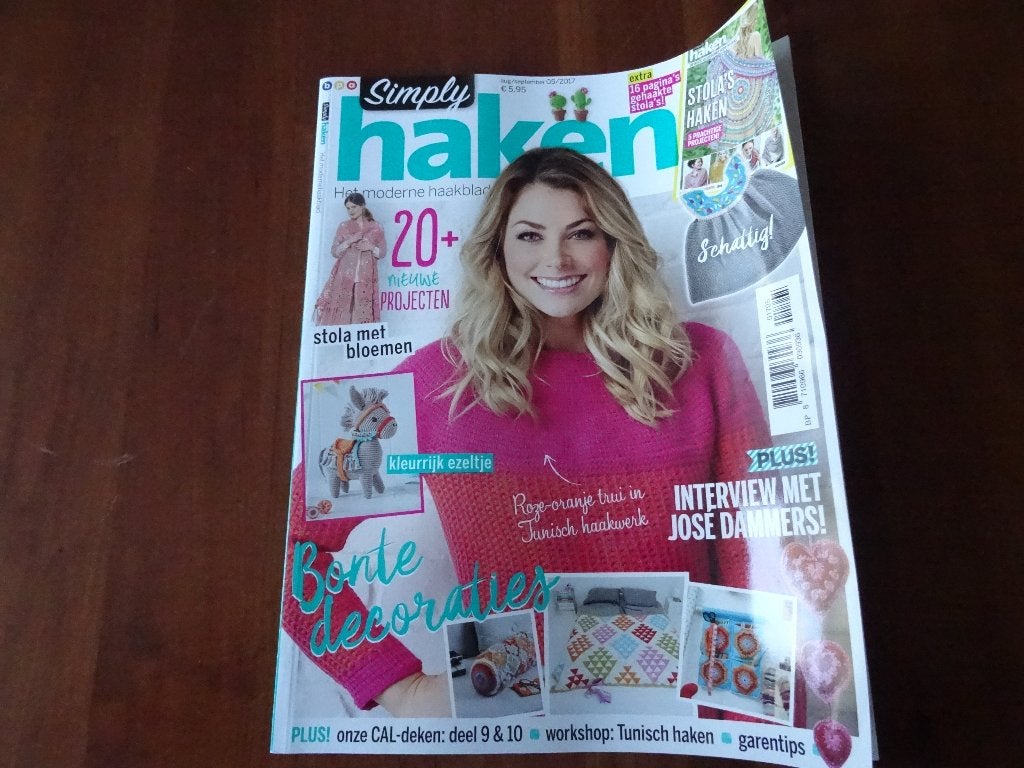 Simply Haken, 05/2017, Ophalen of Verzenden, Zo goed als nieuw, Haken, Patroon of Boek