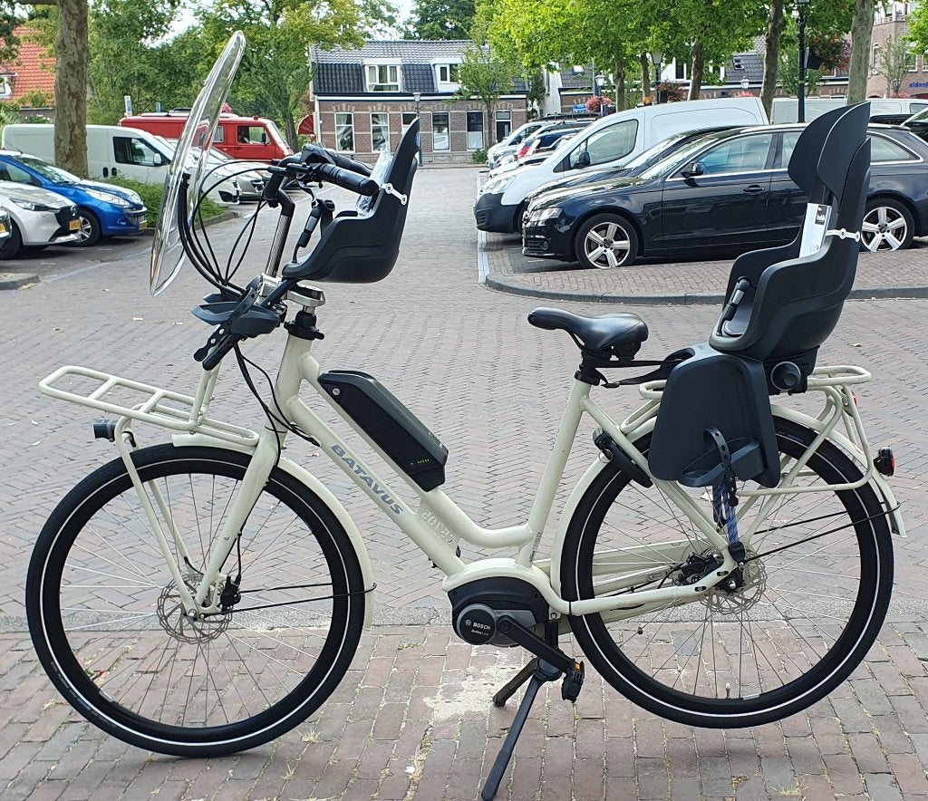 Batavus Quip Bosch middenmotor garantie compleet, Fietsen en Brommers, Fietsen | Dames | Moederfietsen, Ophalen, 2 zitjes, 53 tot 56 cm