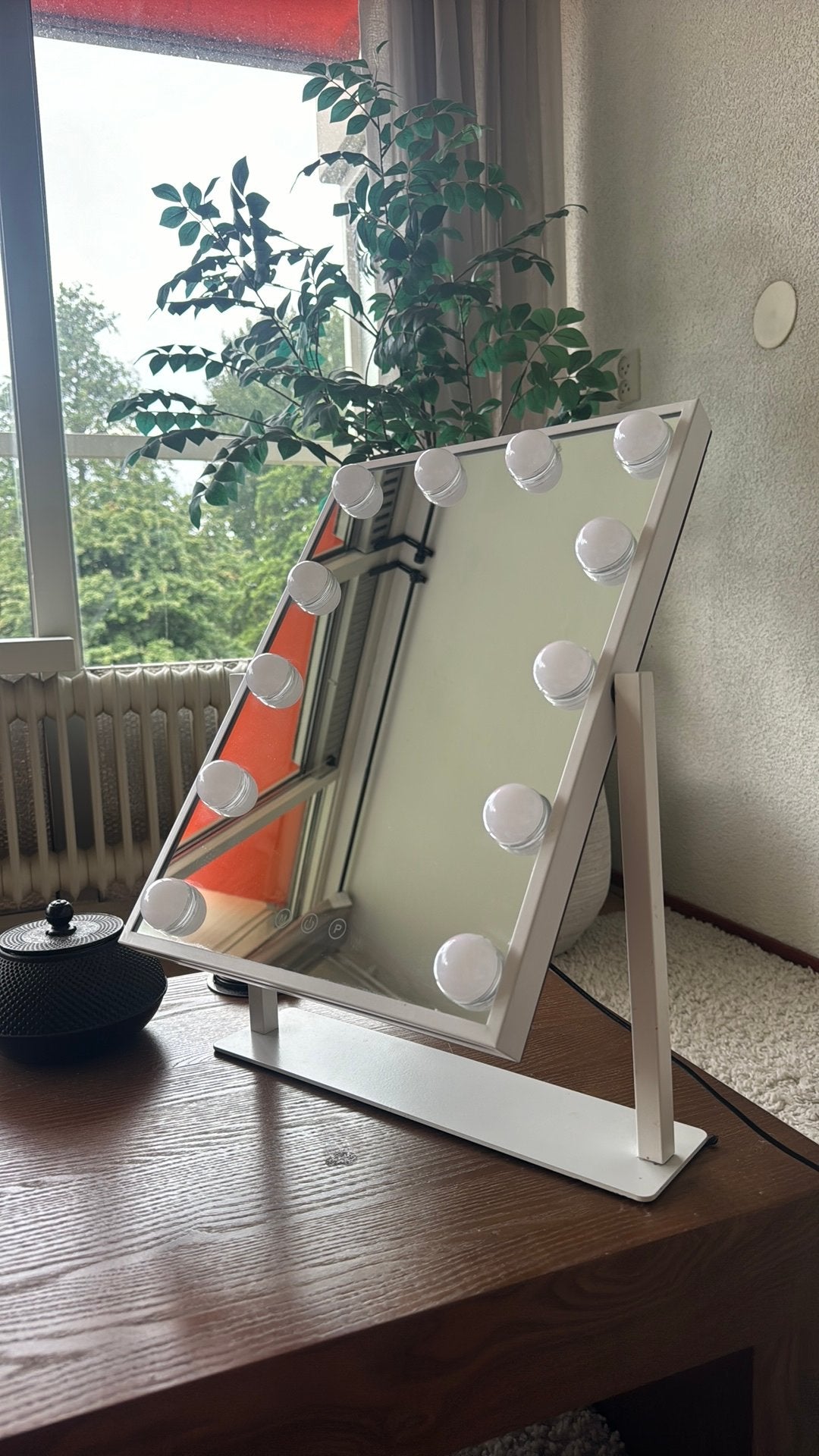 Makeup spiegel, Huis en Inrichting, Woonaccessoires | Spiegels, Minder dan 50 cm, Ophalen of Verzenden, Zo goed als nieuw, Minder dan 100 cm