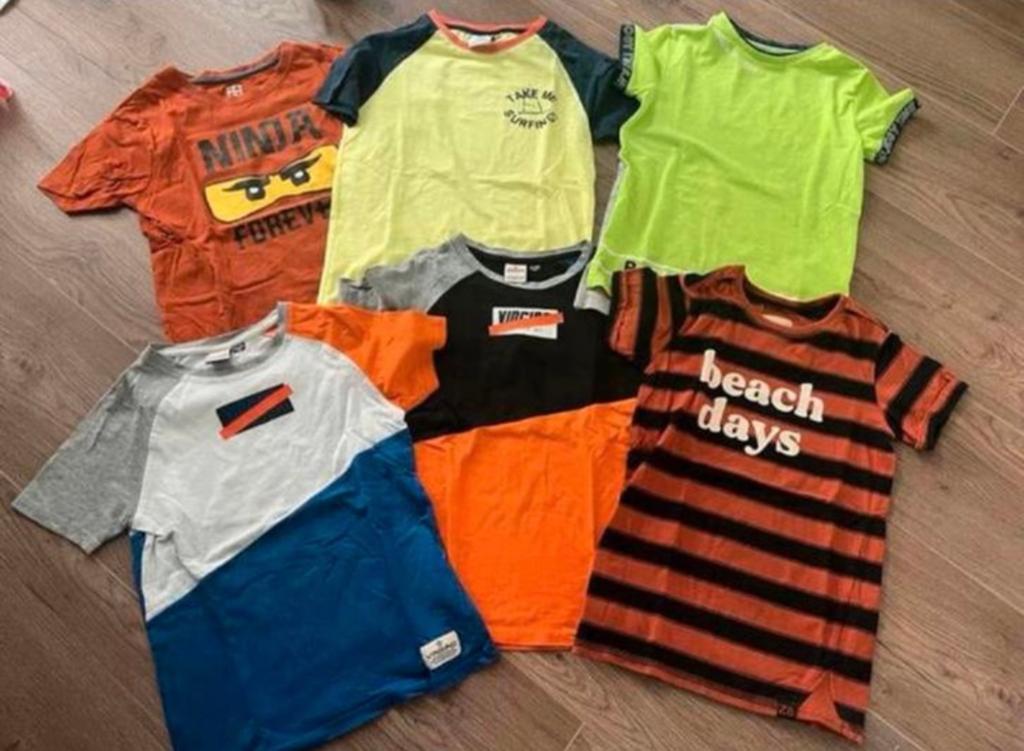 Shirts jongens maat 128, Ophalen of Verzenden, Zo goed als nieuw, Jongen, Shirt of Longsleeve