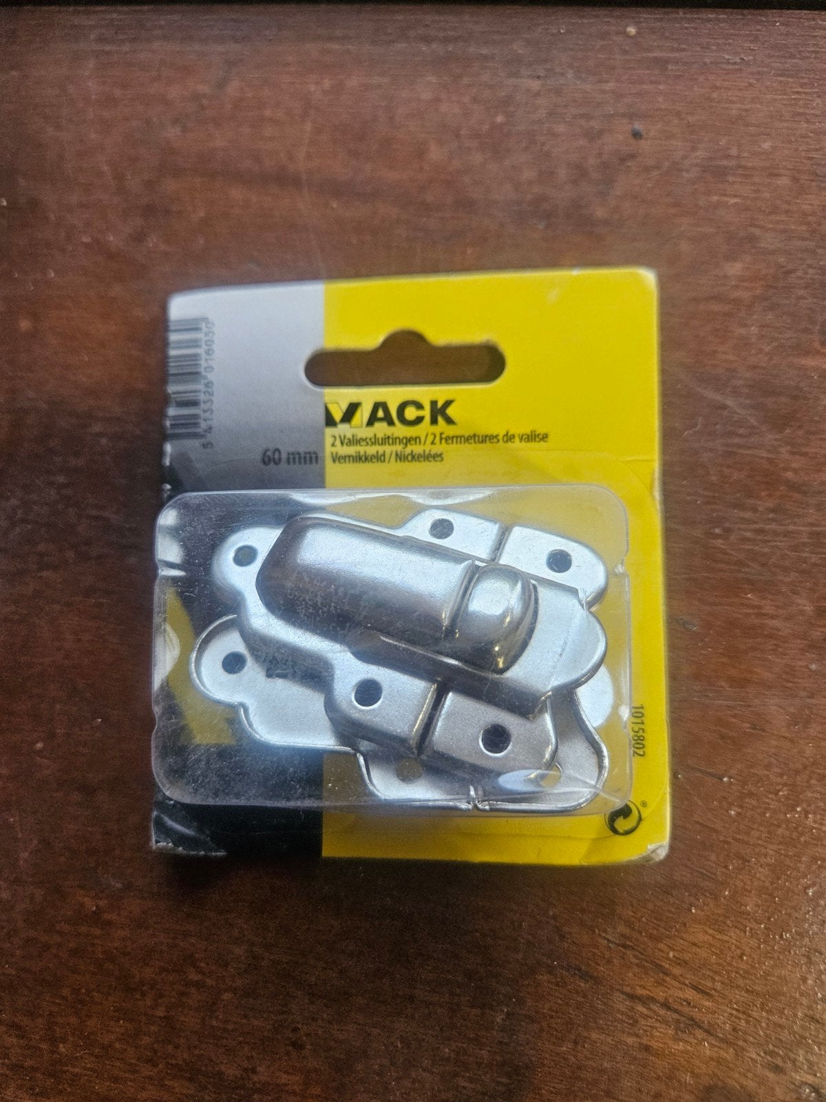 MACK Valiesluitingen 60mm Vernikkeld - 8 stuks, Nieuw, Ophalen of Verzenden, Onbekend, Onbekend