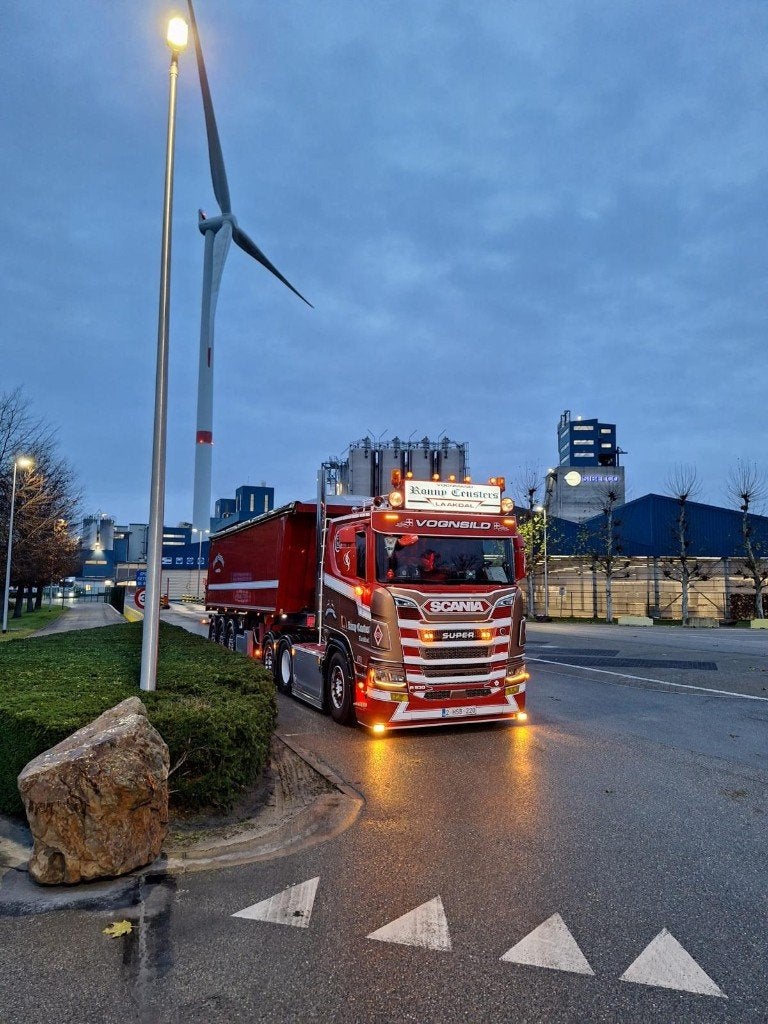 TEKNO SCANIA  6X2 + 3 ASSIGE MEILLER KIPPER RONNY CEUSTERS, Hobby en Vrije tijd, Ophalen of Verzenden, Nieuw, Bus of Vrachtwagen